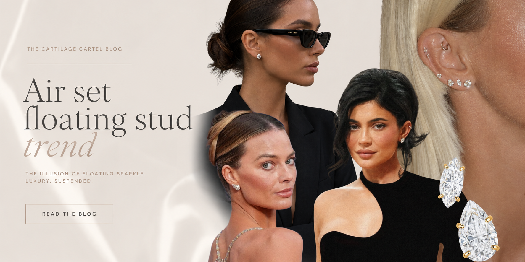 Statement Stud Earrings Are Trending: Meet the AIR SET Collection