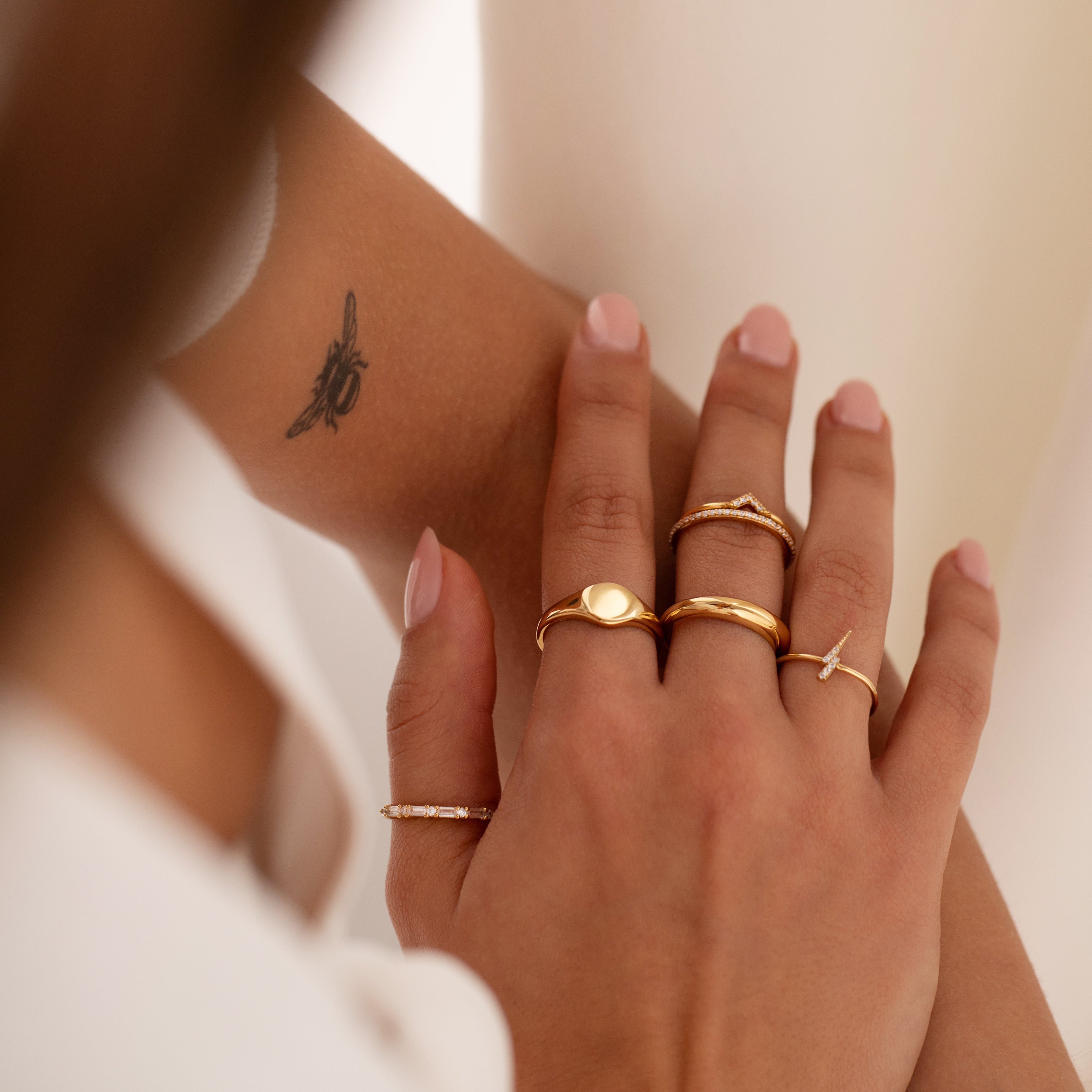 Chevron Ring - Silver