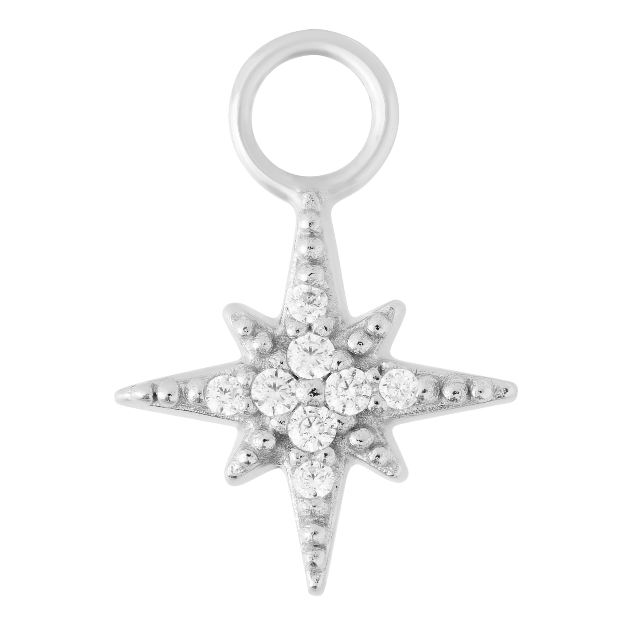 Starburst Charm - Silver