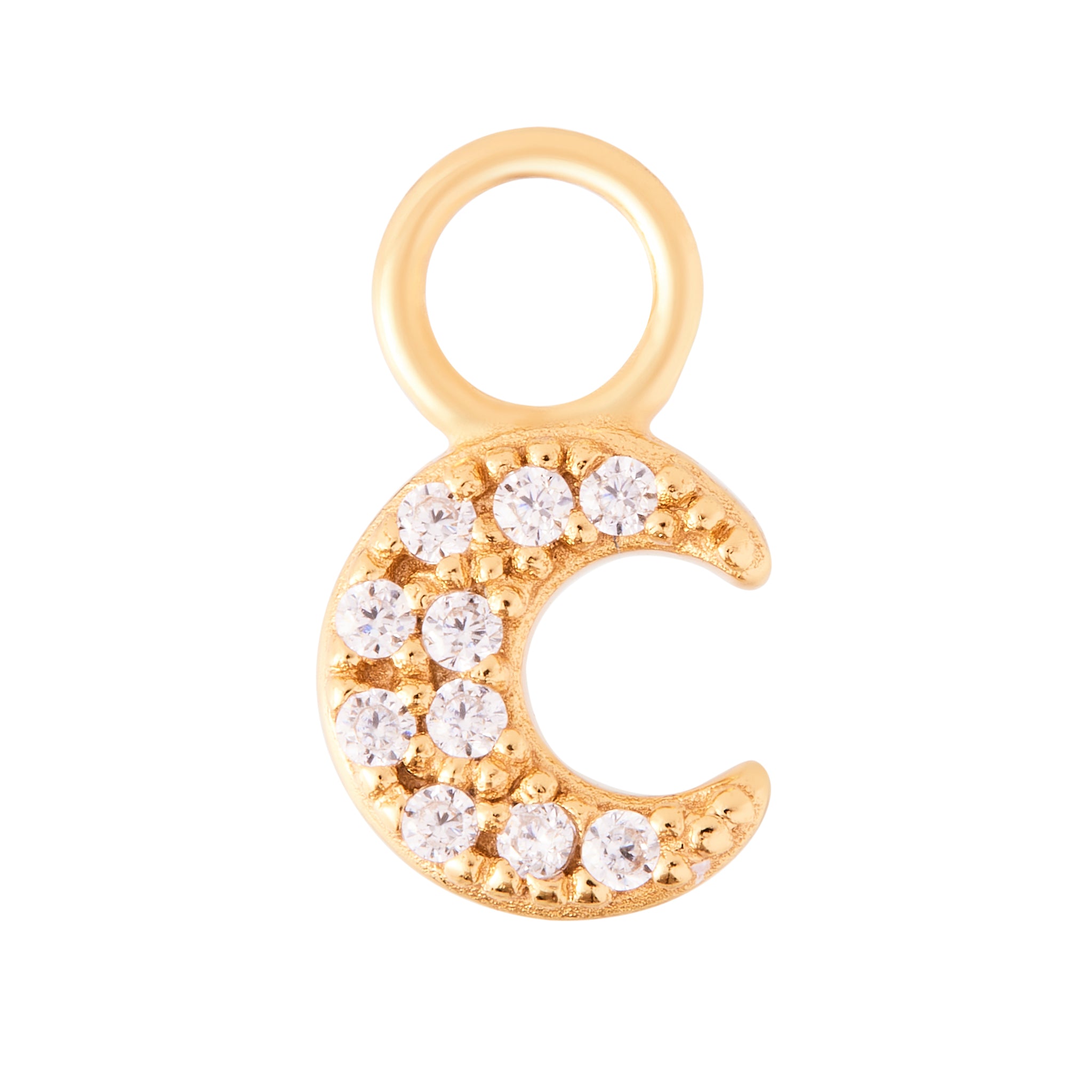 Luna Moon Charm - Gold