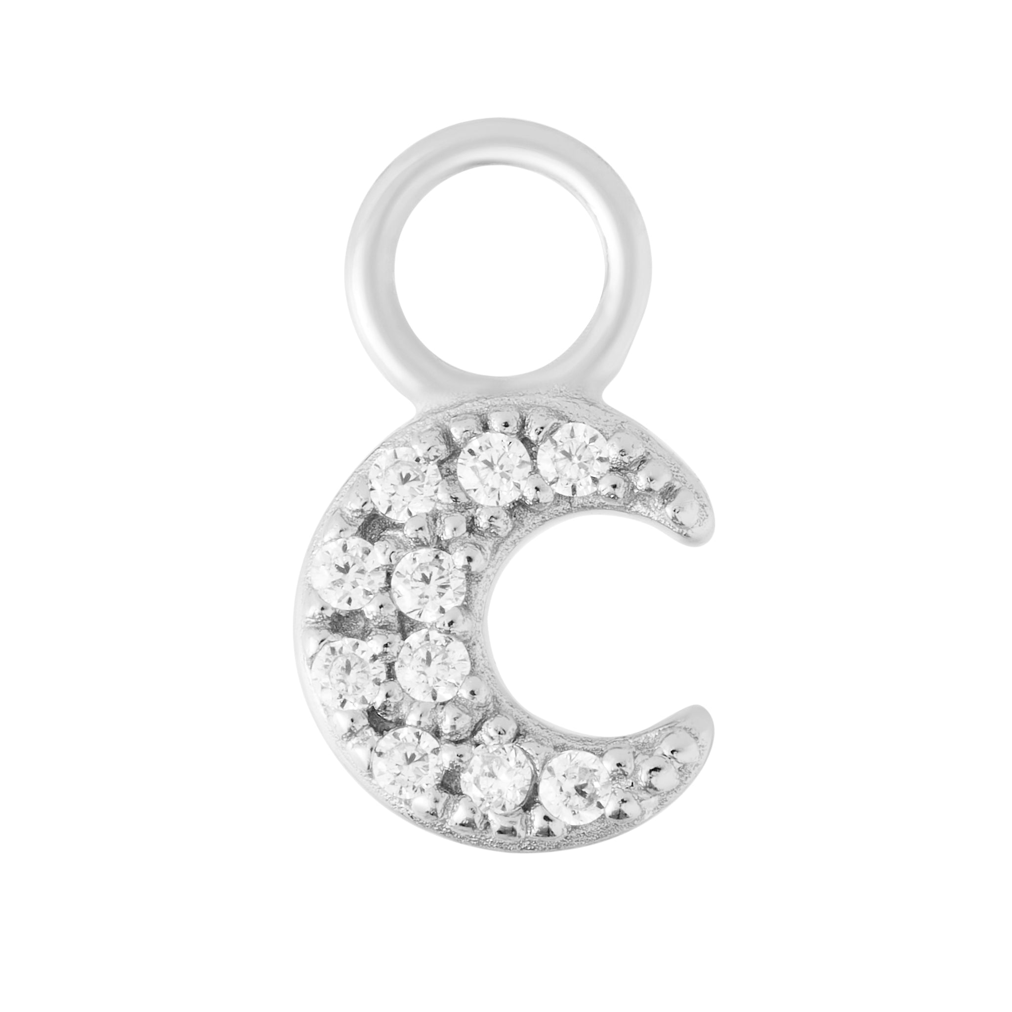 Luna Moon Charm - Silver