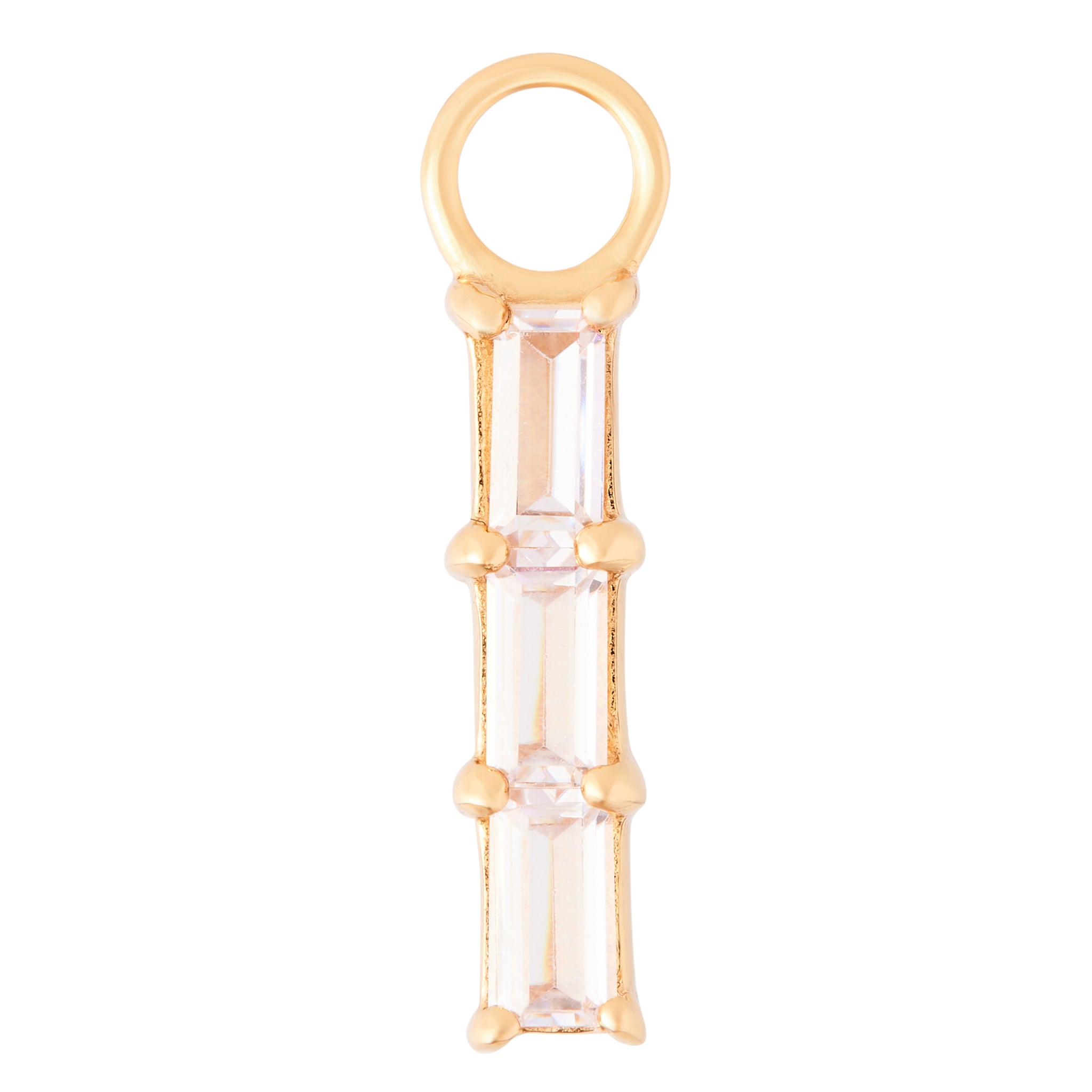Baguette Bar Charm - Gold