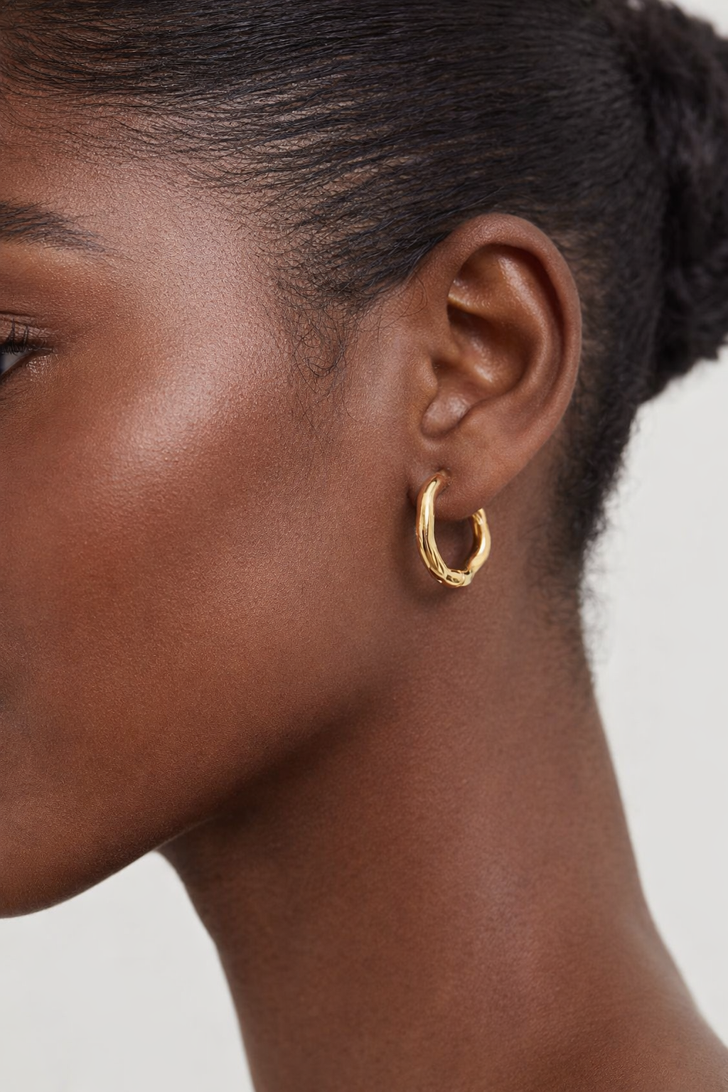 Wave Hoops Gold