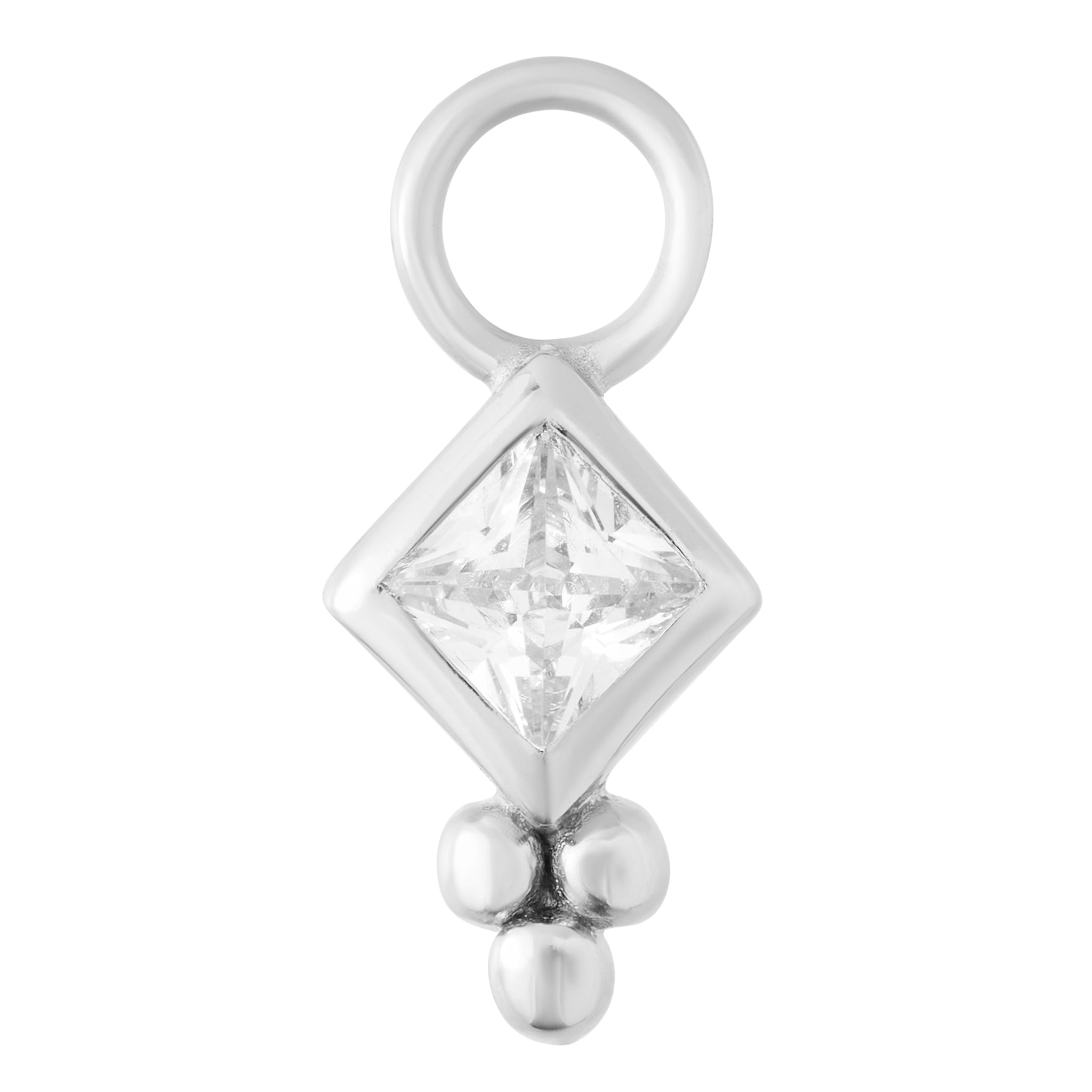 Aria Sparkle Charm - Silver