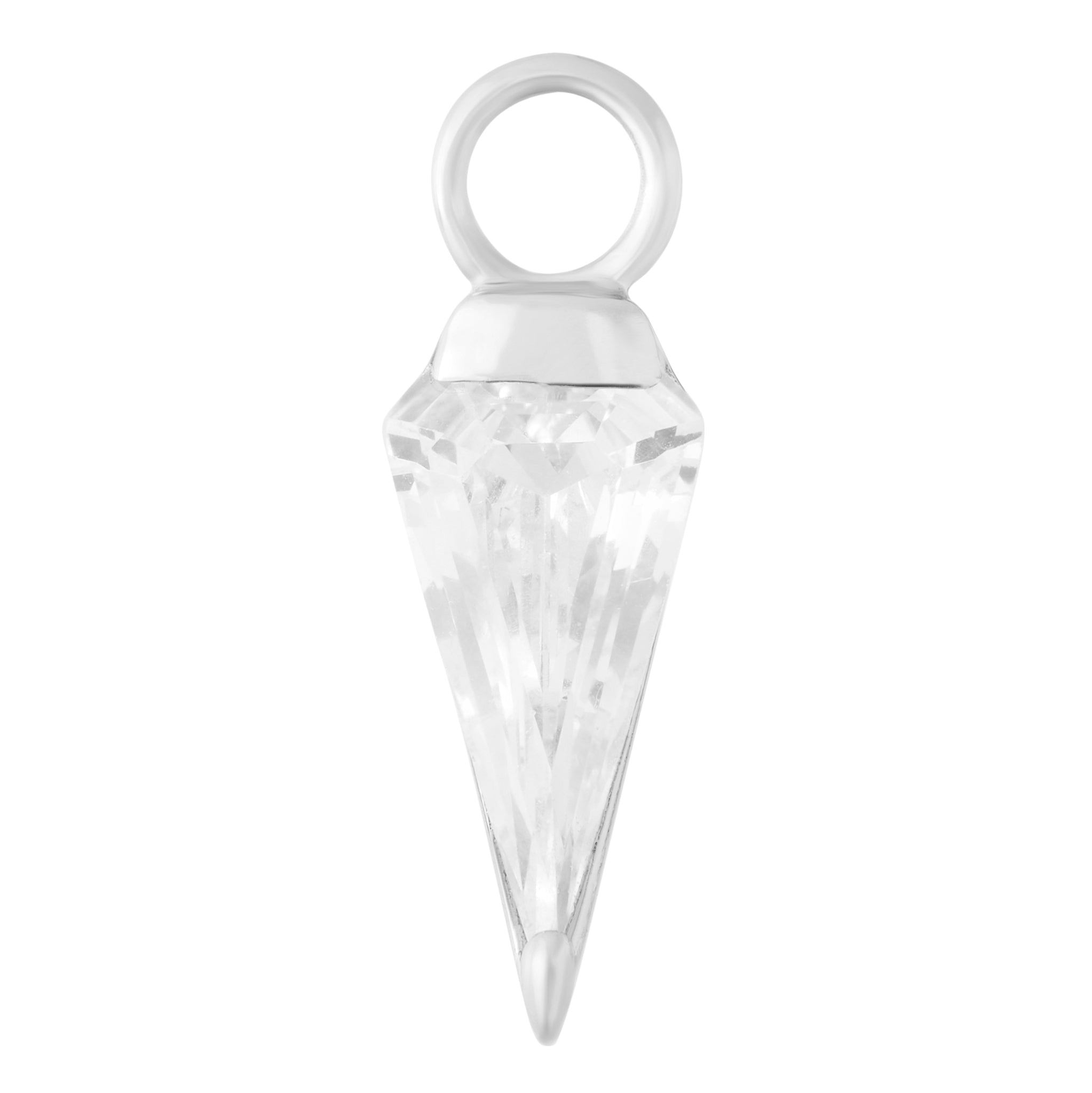 Silhouette Charm - Silver