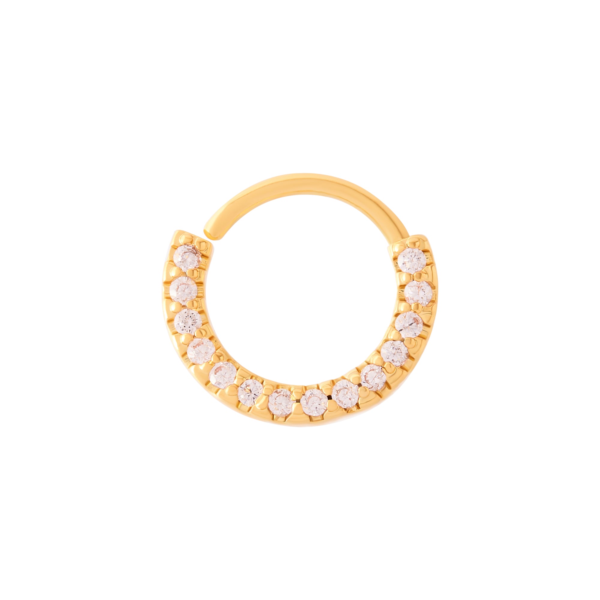 Adorned Hoop Gold