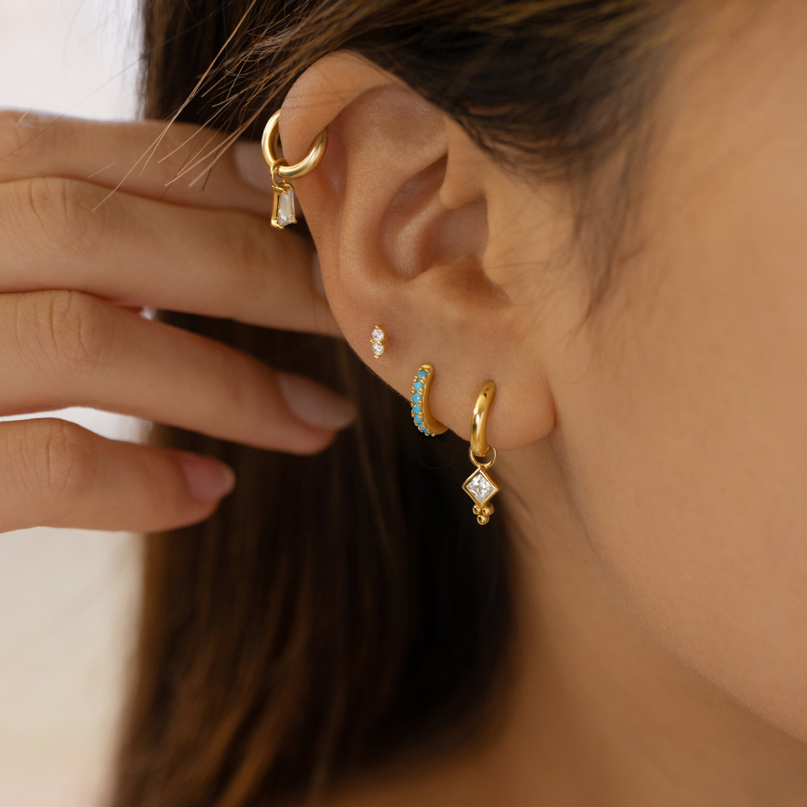 Aria Sparkle Charm - Gold