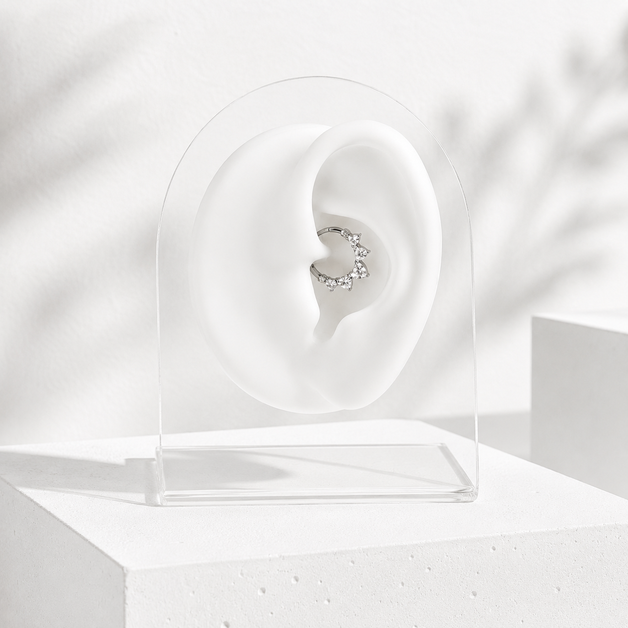 Eternity Clicker Hoop Silver 8-10mm
