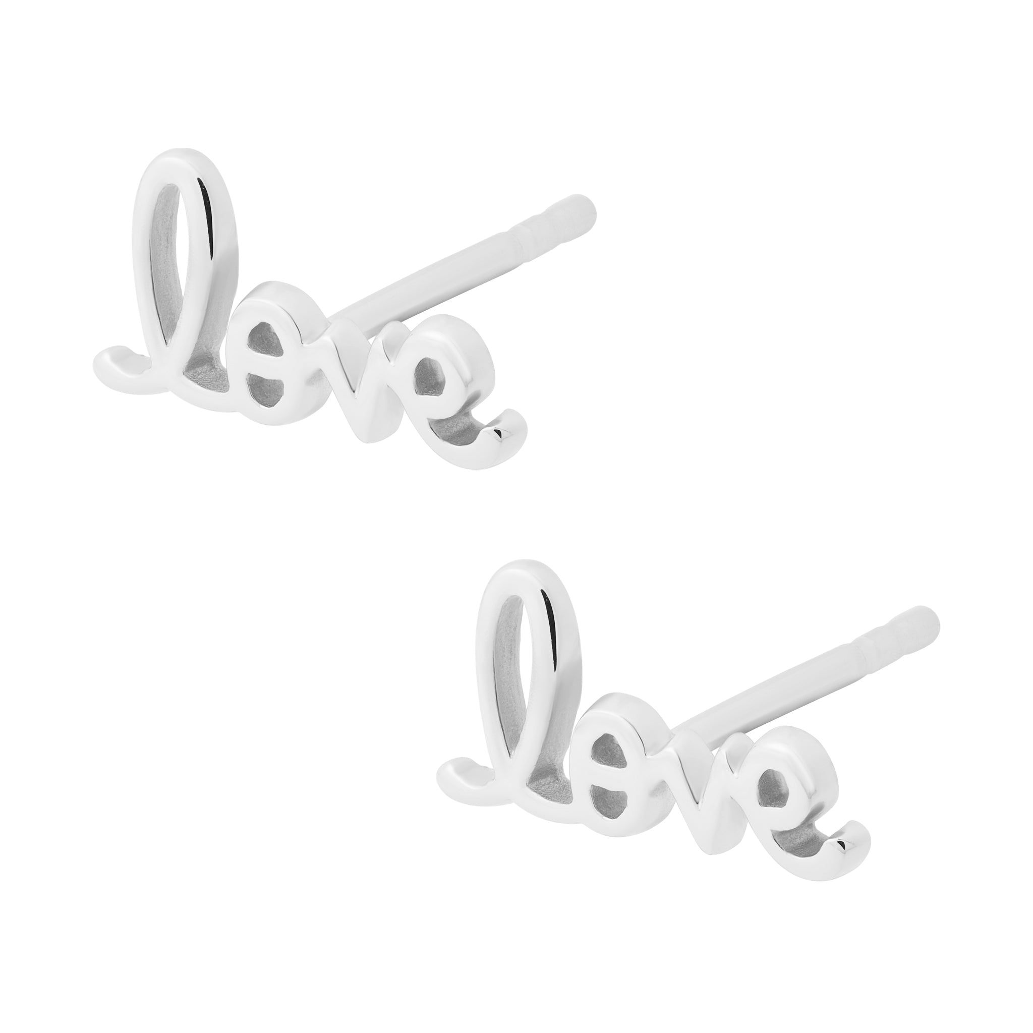 Love Studs - Silver