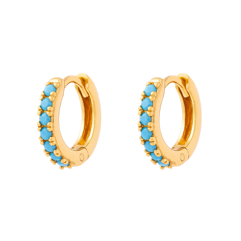 Adorned Huggies Gold & Turquoise