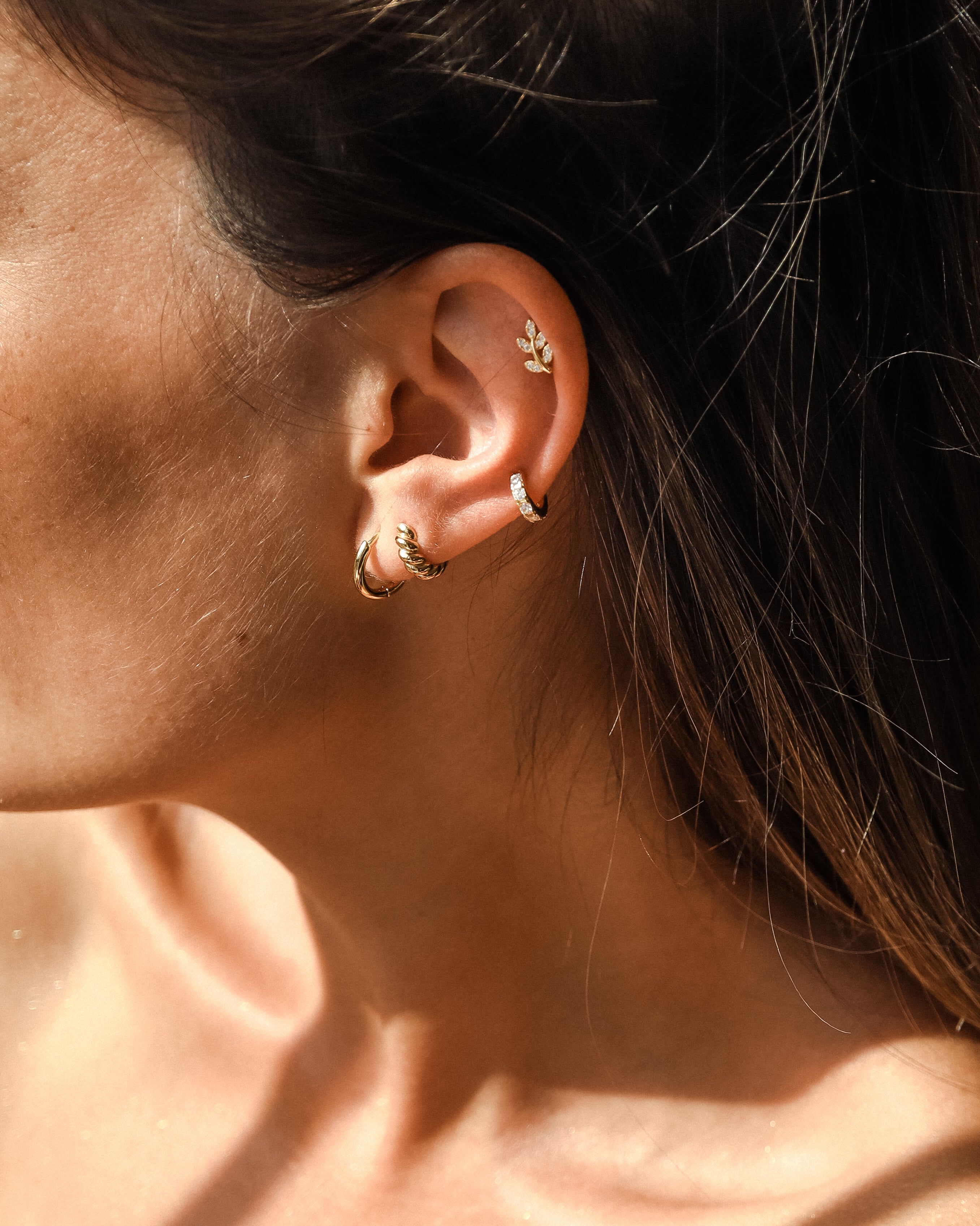 Flora Barbell Stud Silver