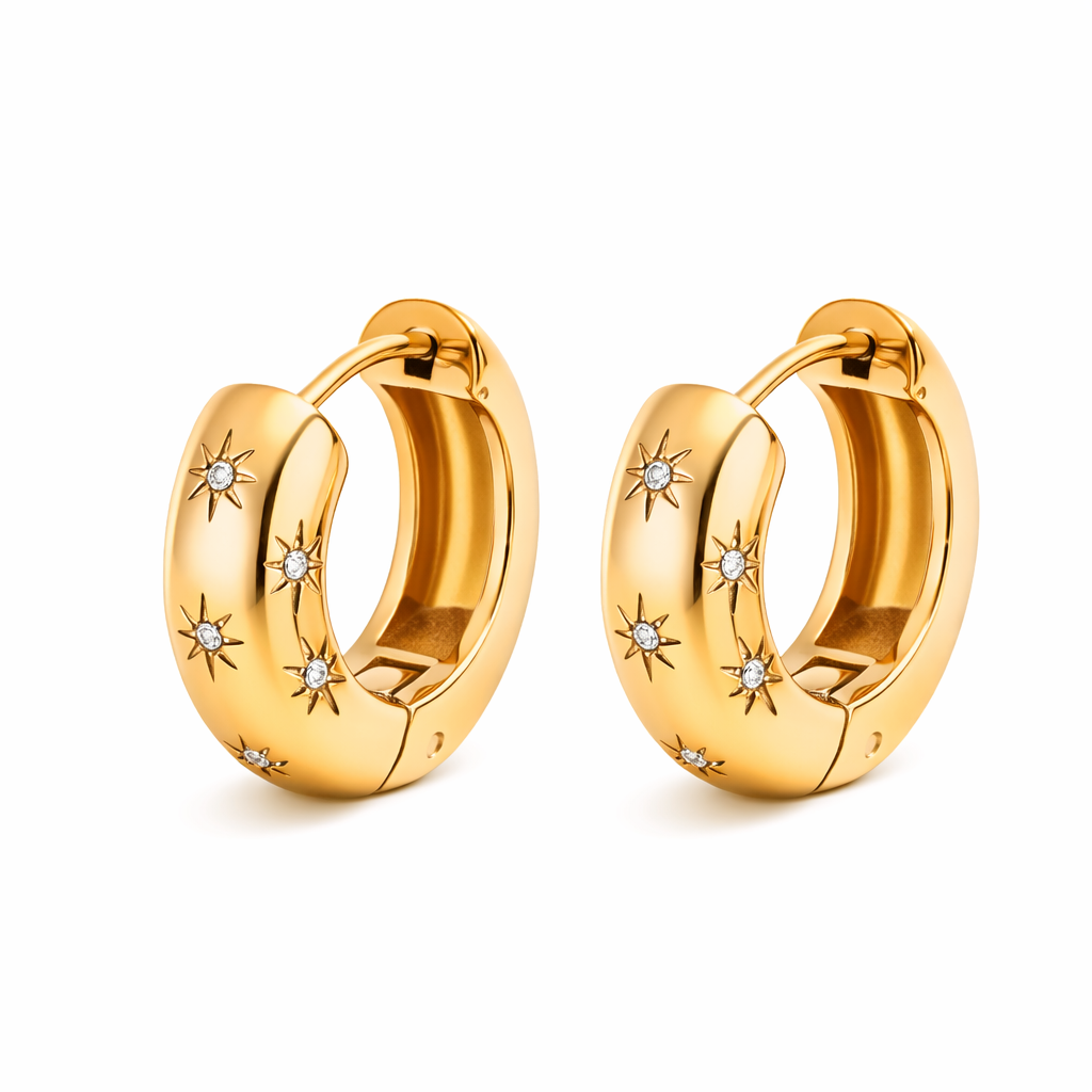 Stardust Hoops Gold