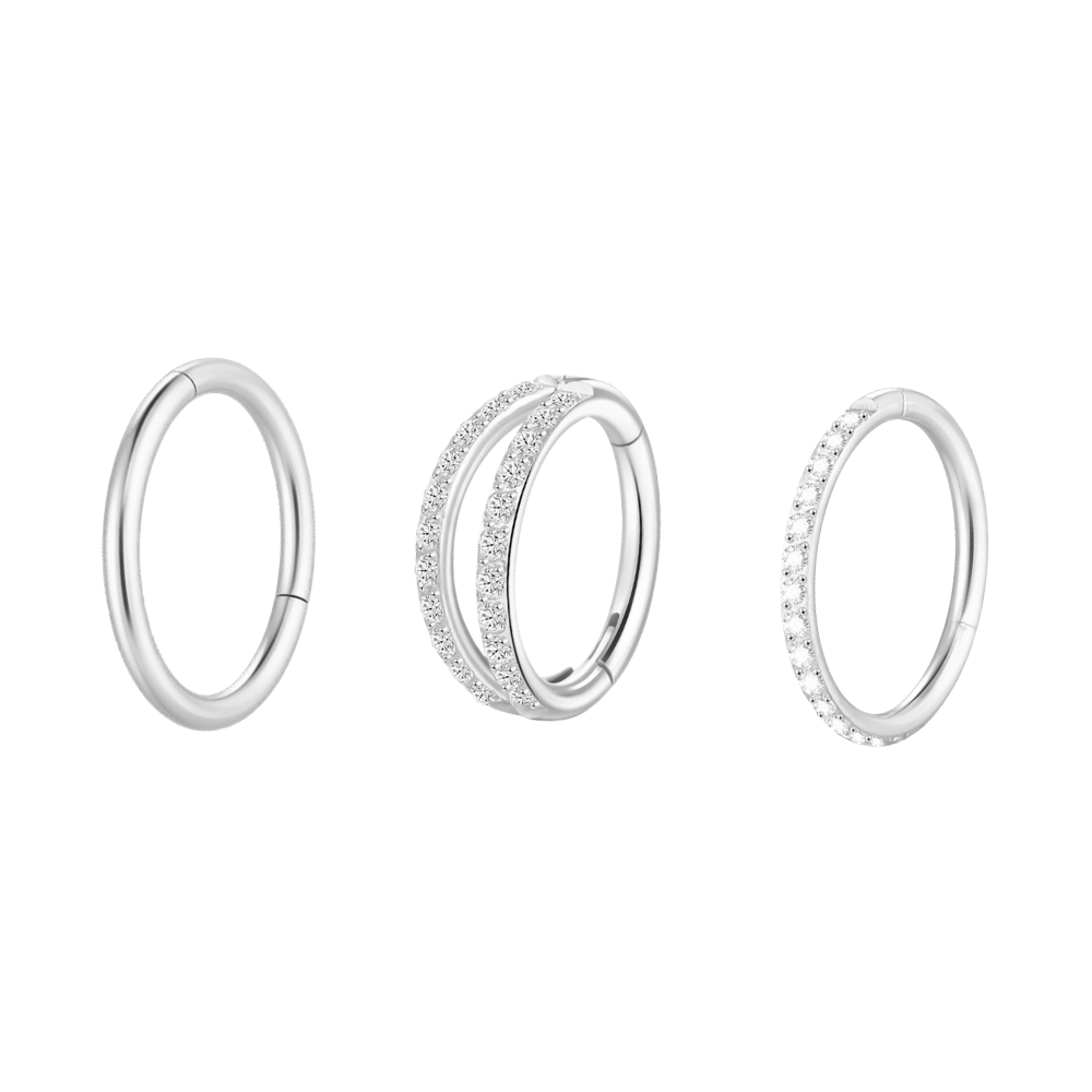 The Cartilage Hoop Collection Silver