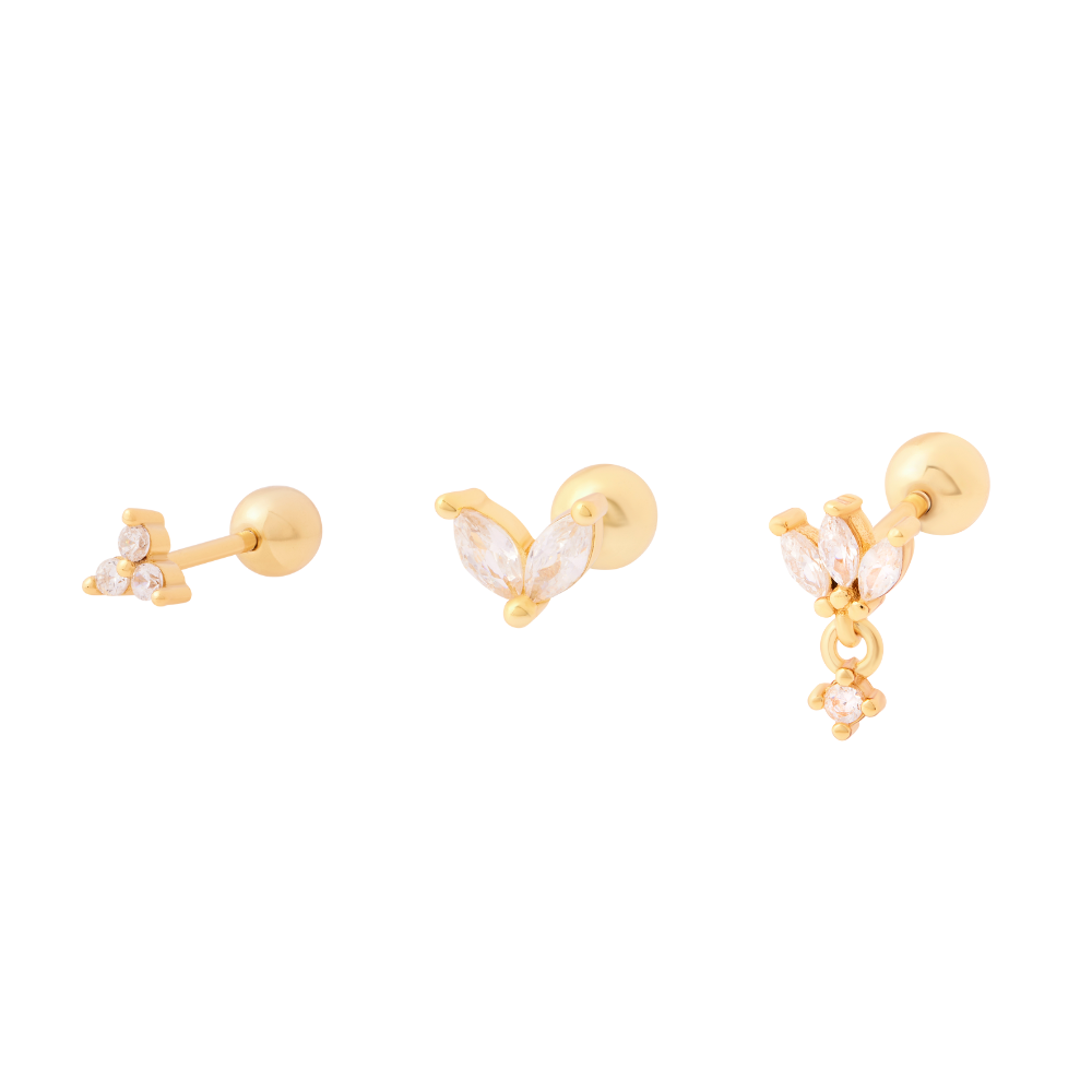 Sparkle Barbell Stacking Set - Gold