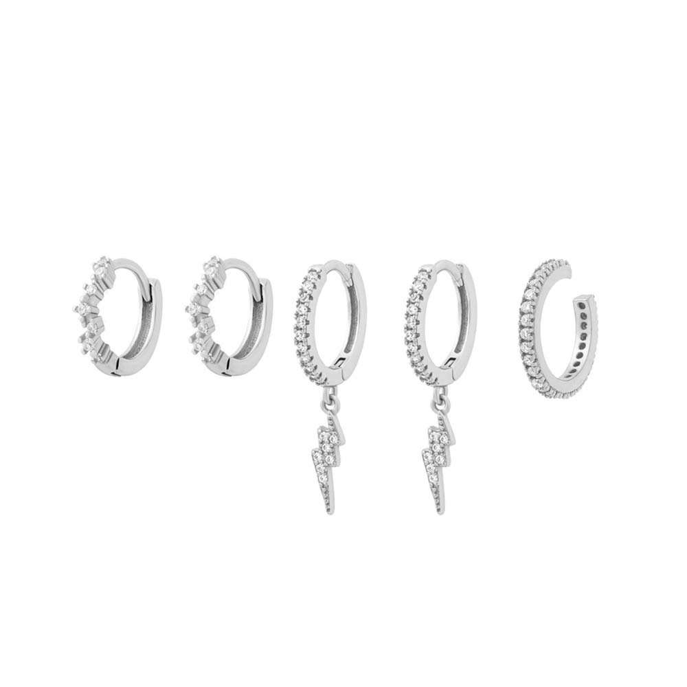 Bestsellers Ear Stacking Set Silver