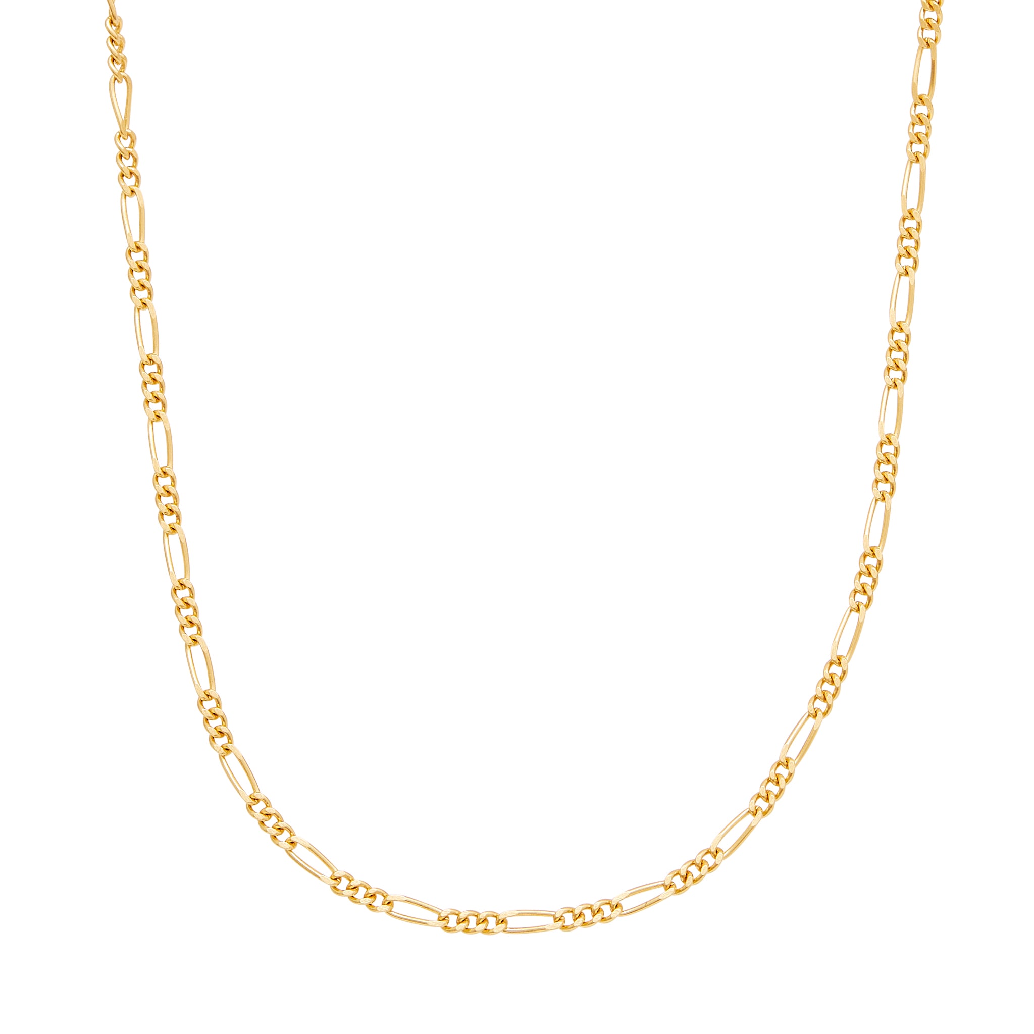 Figaro Chain Necklace Gold