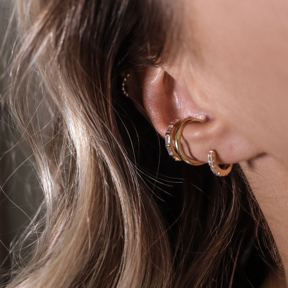 Plain Ear Cuff Gold