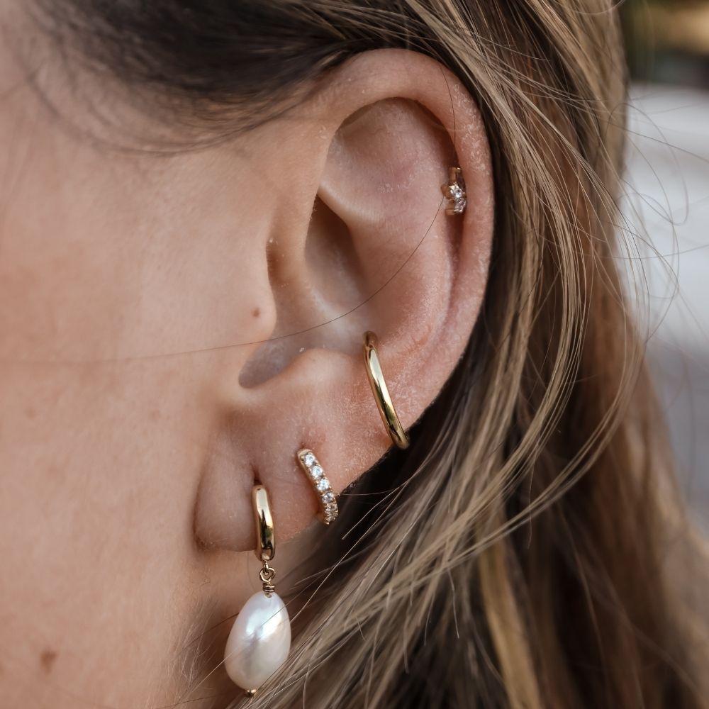 Plain Ear Cuff Gold
