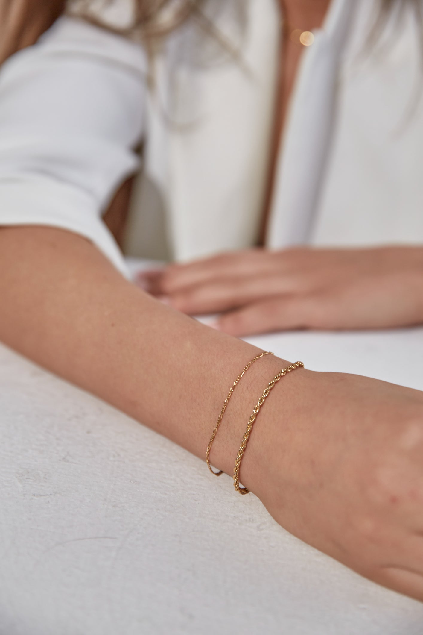Rope Chain Bracelet Gold