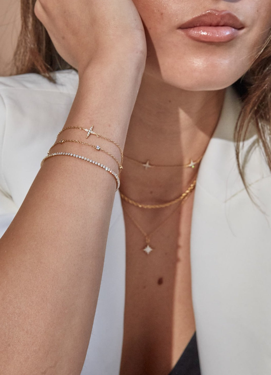 North Star Bracelet Gold