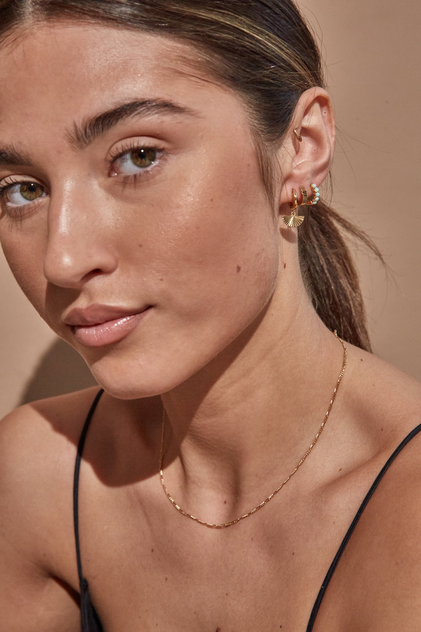 Figaro Chain Necklace Gold