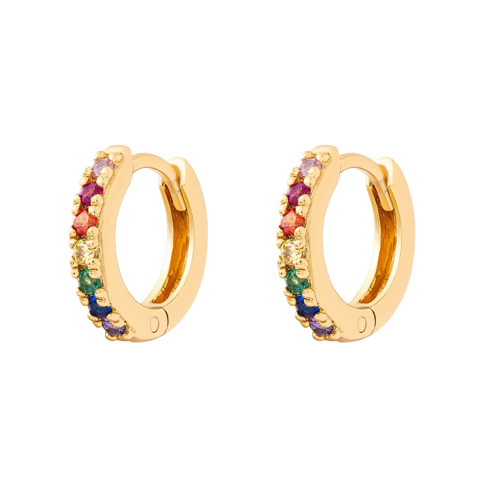 Adorned Huggies Rainbow Gold