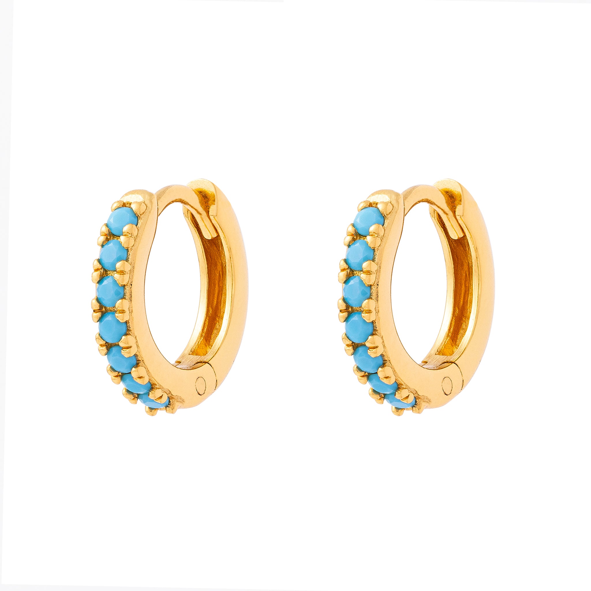 Adorned Huggies Gold & Turquoise