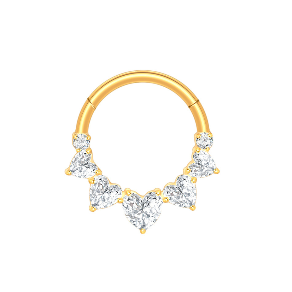 Eternity Clicker Hoop Gold 8-10mm