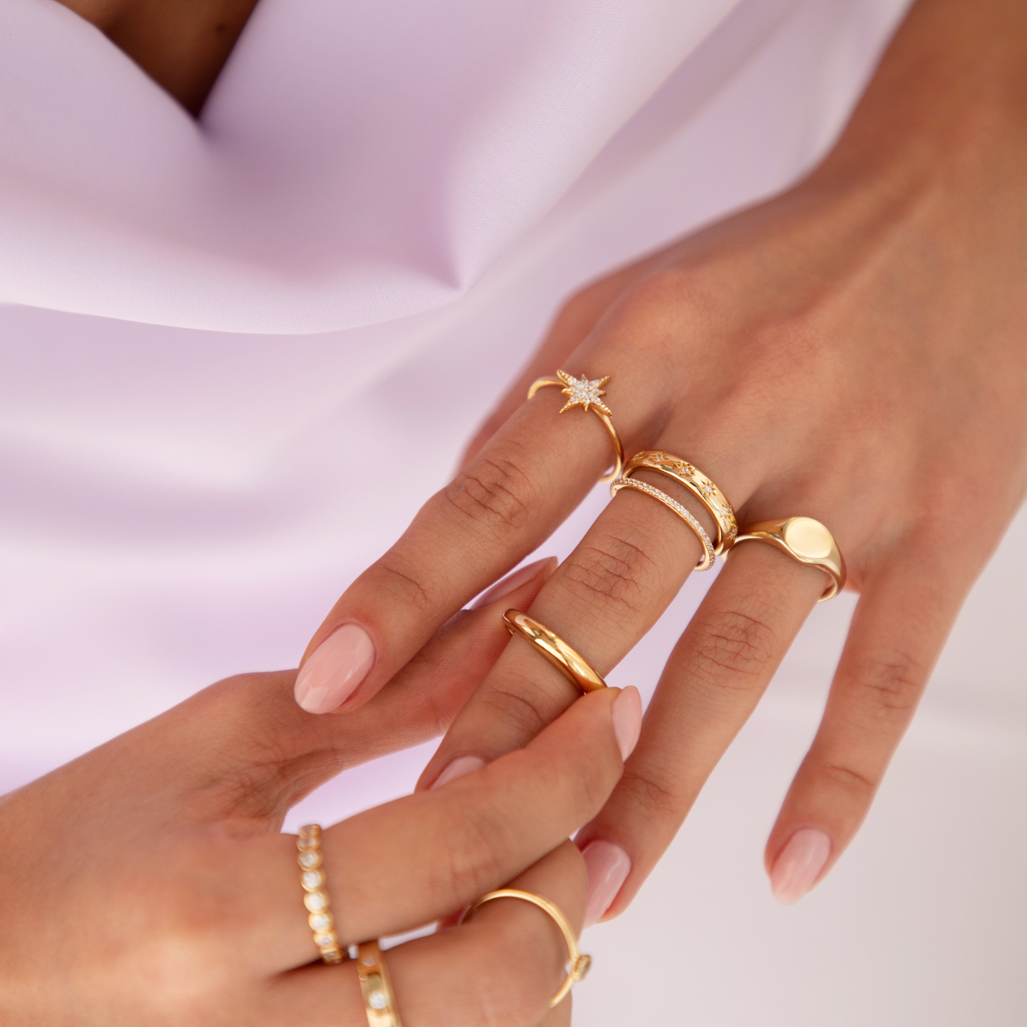 Mini Dome Ring - Gold