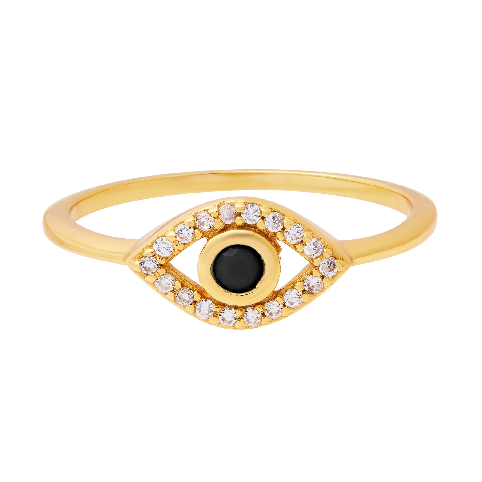 Evil Eye Ring - Gold