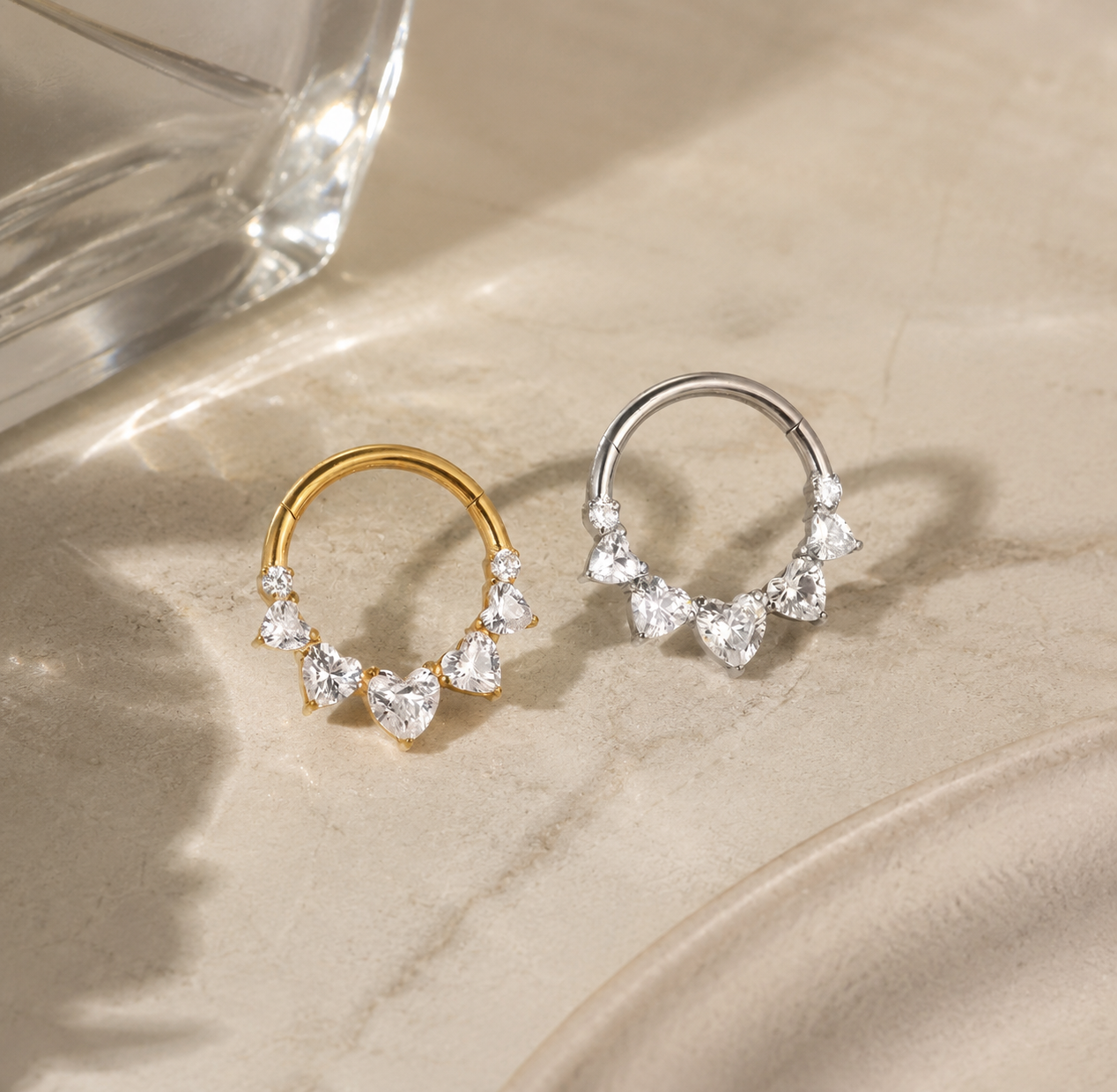 Eternity Clicker Hoop Silver 8-10mm