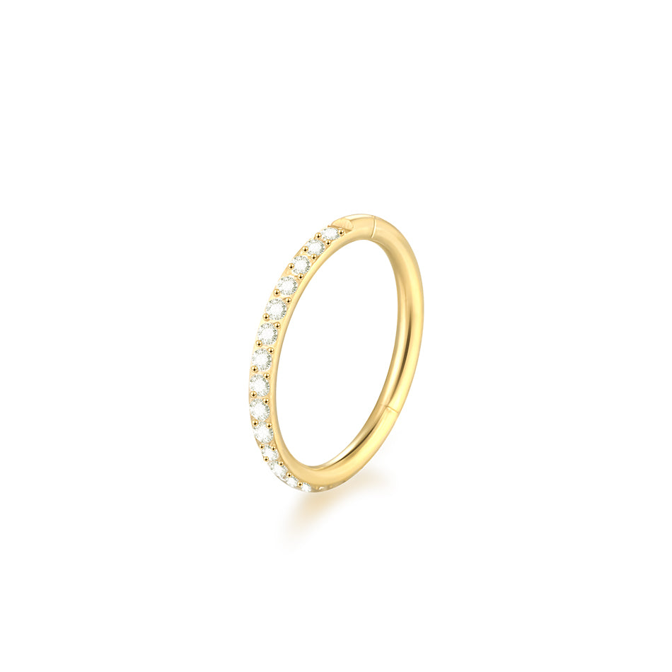 Sparkle Clicker Hoop Gold 6-12MM