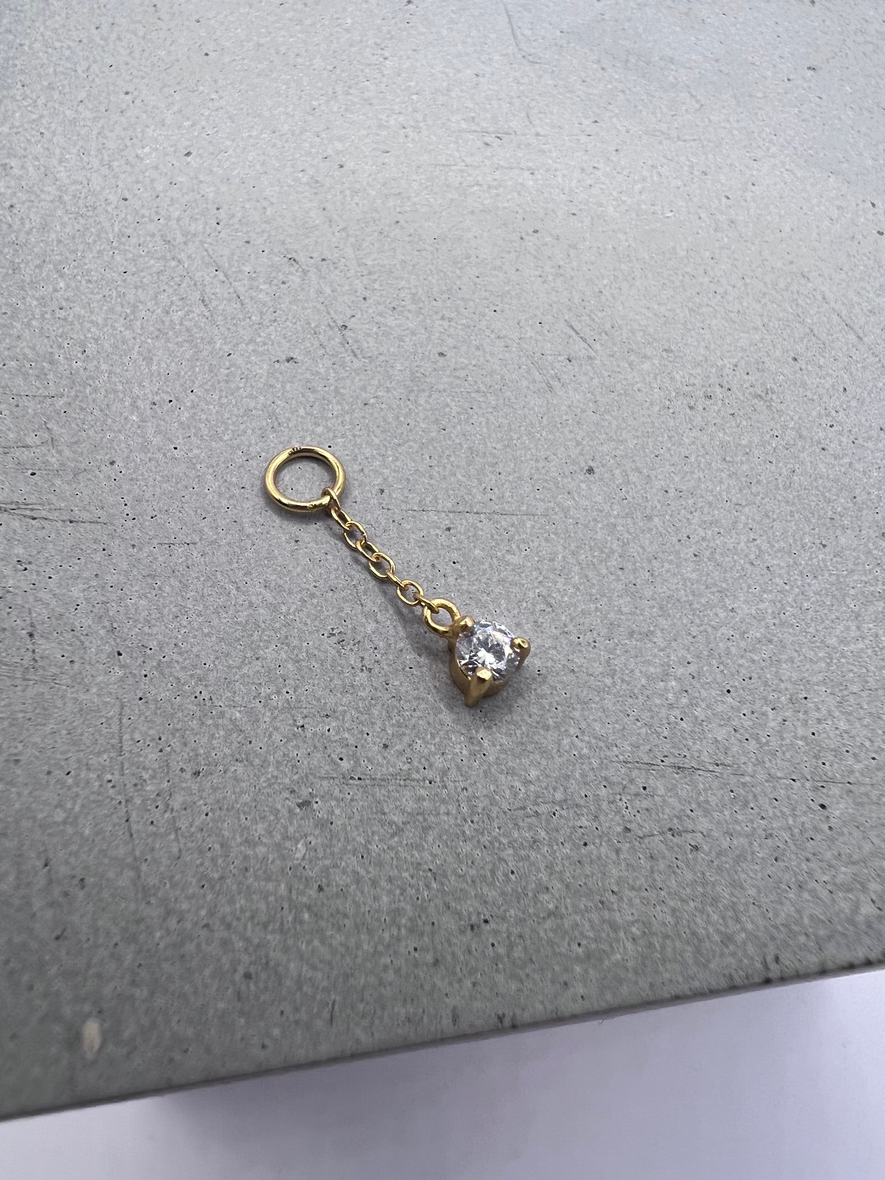 Crystal Chain Charm