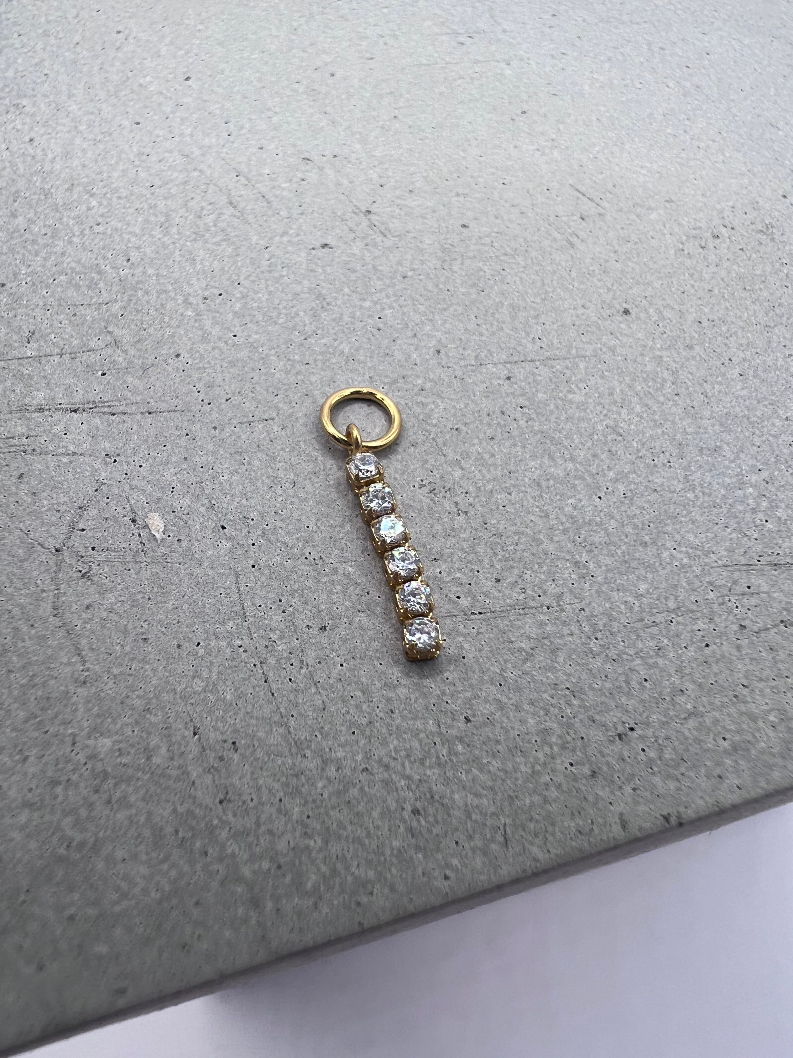 Tennis Chain Earring Charm