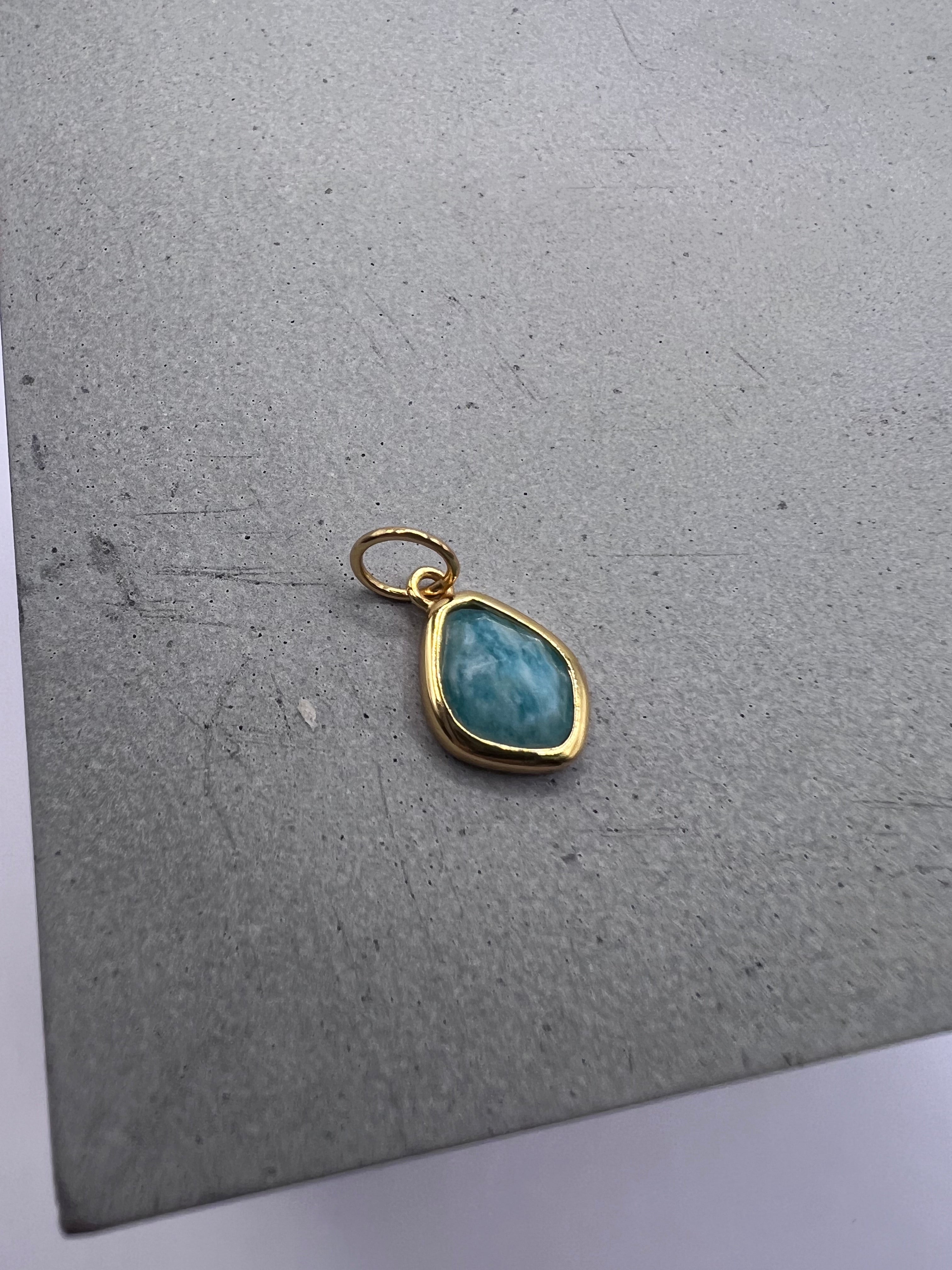 Amazonite Necklace Charm