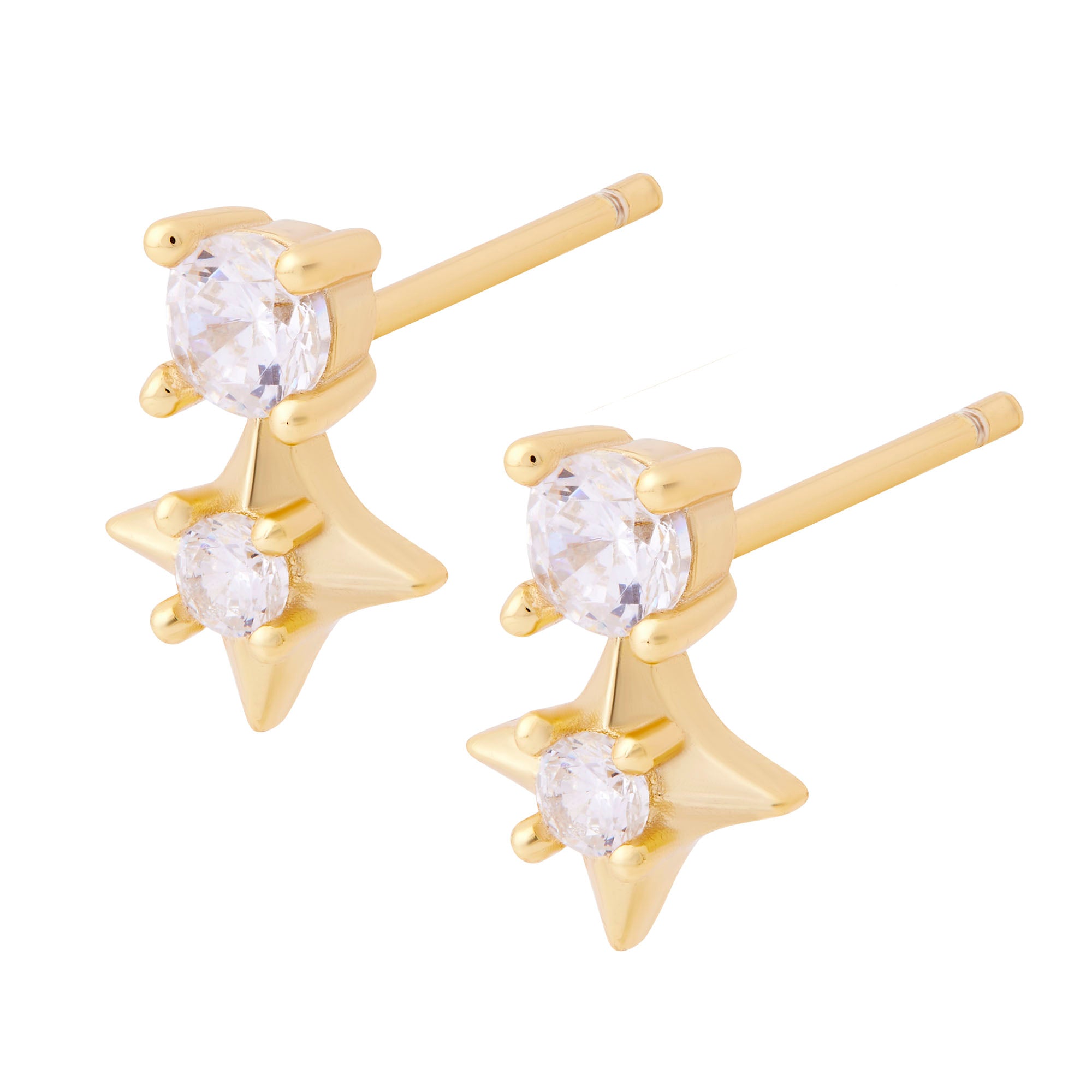 Astra Sparkle Studs - Gold