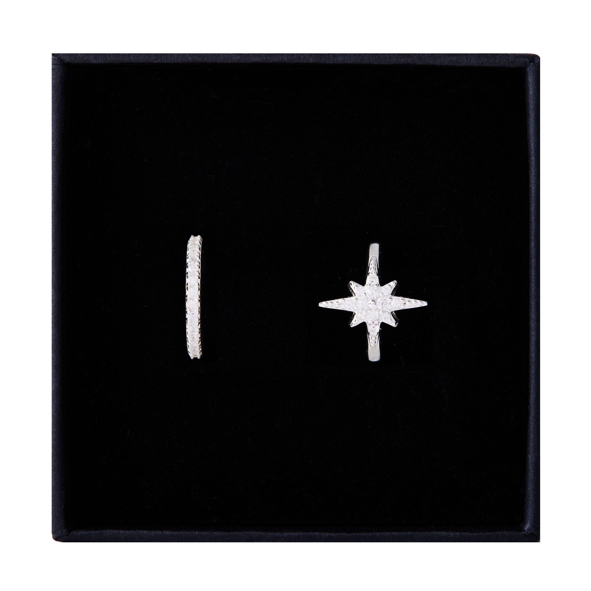 Trick or Treat Ear Cuff Set Silver