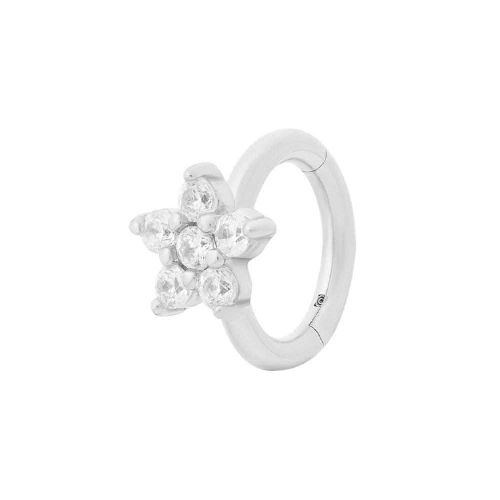 Aura Cartilage Hoop - Silver