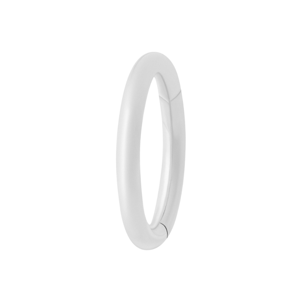 Plain Cartilage Hoop Silver - 6-12mm
