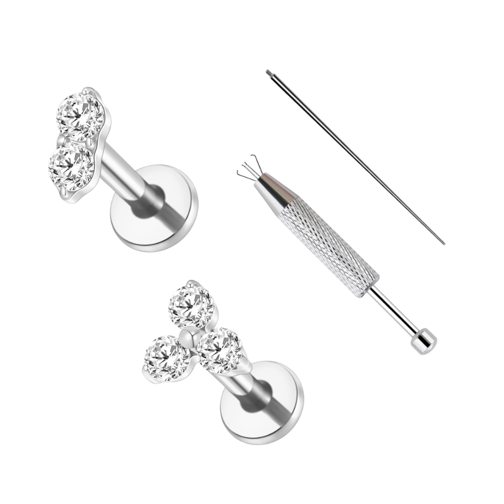 The Flat Back Sparkle Starter Kit Silver