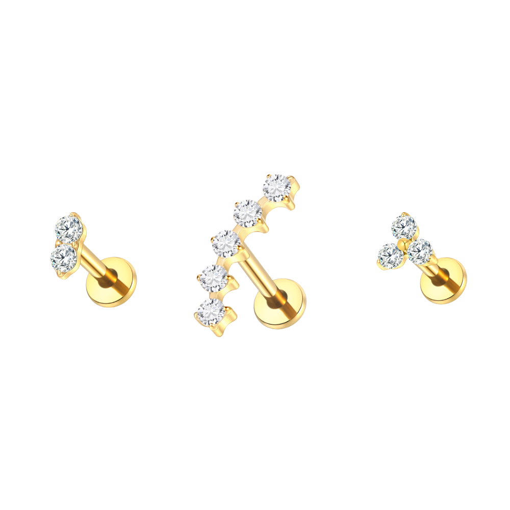 Ultimate Sparkle Stacking Set Gold
