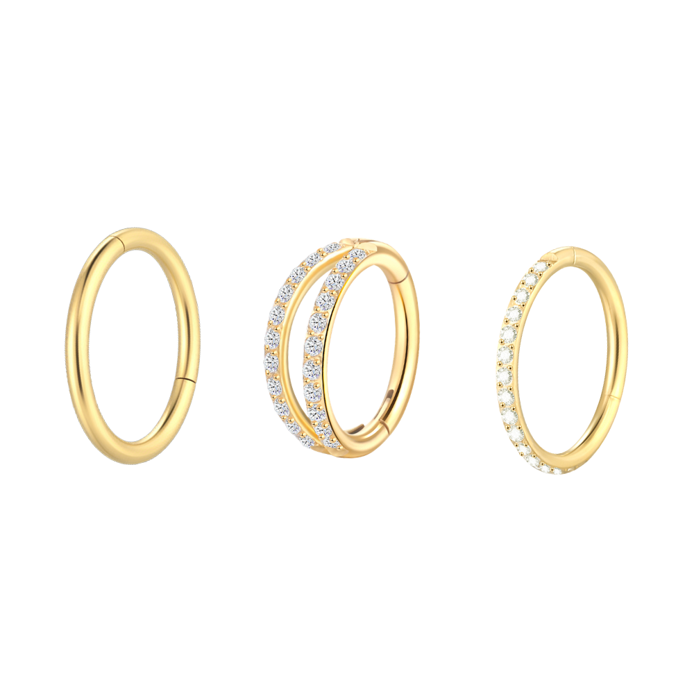 The Cartilage Hoop Collection Gold