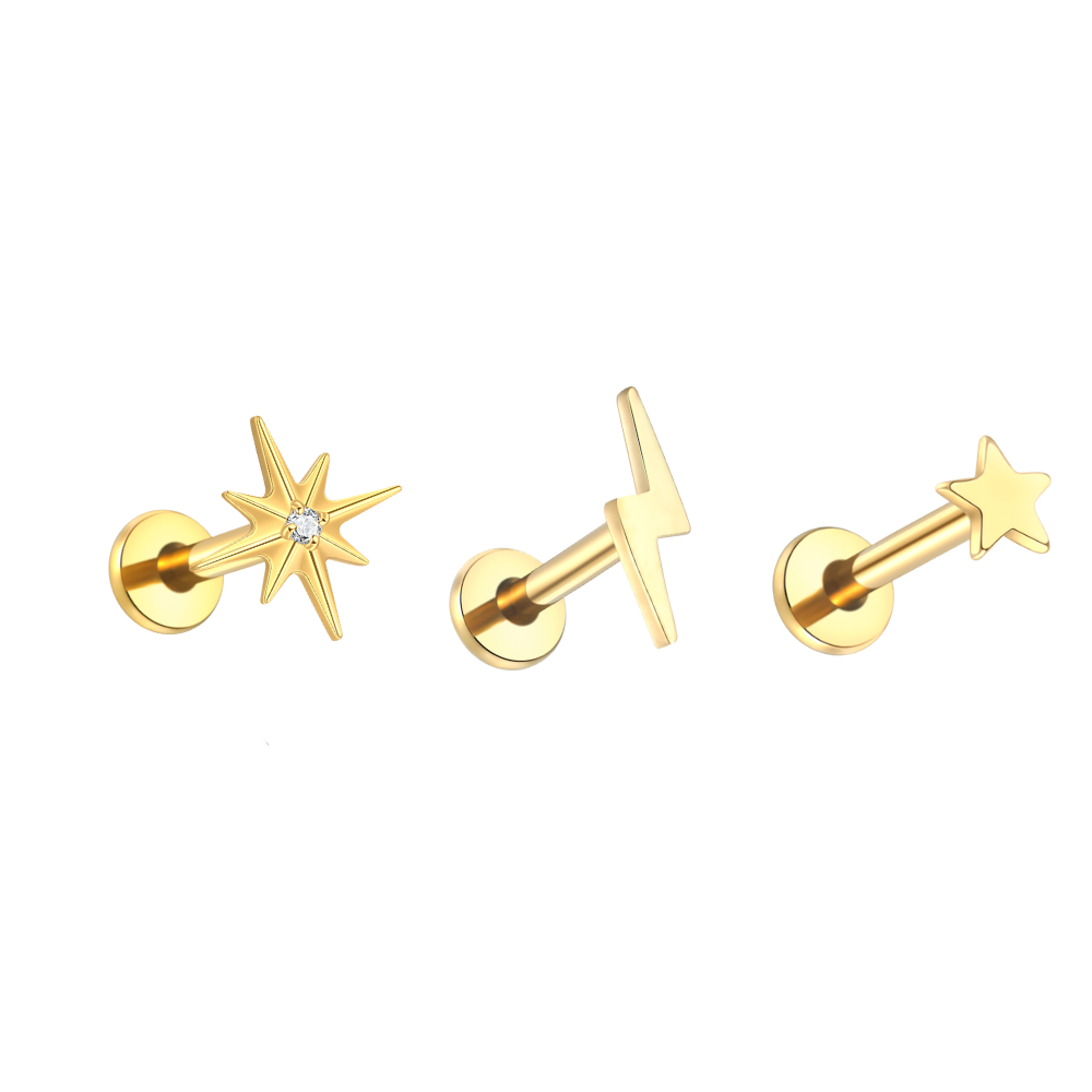 Celestial Stacking Set Gold