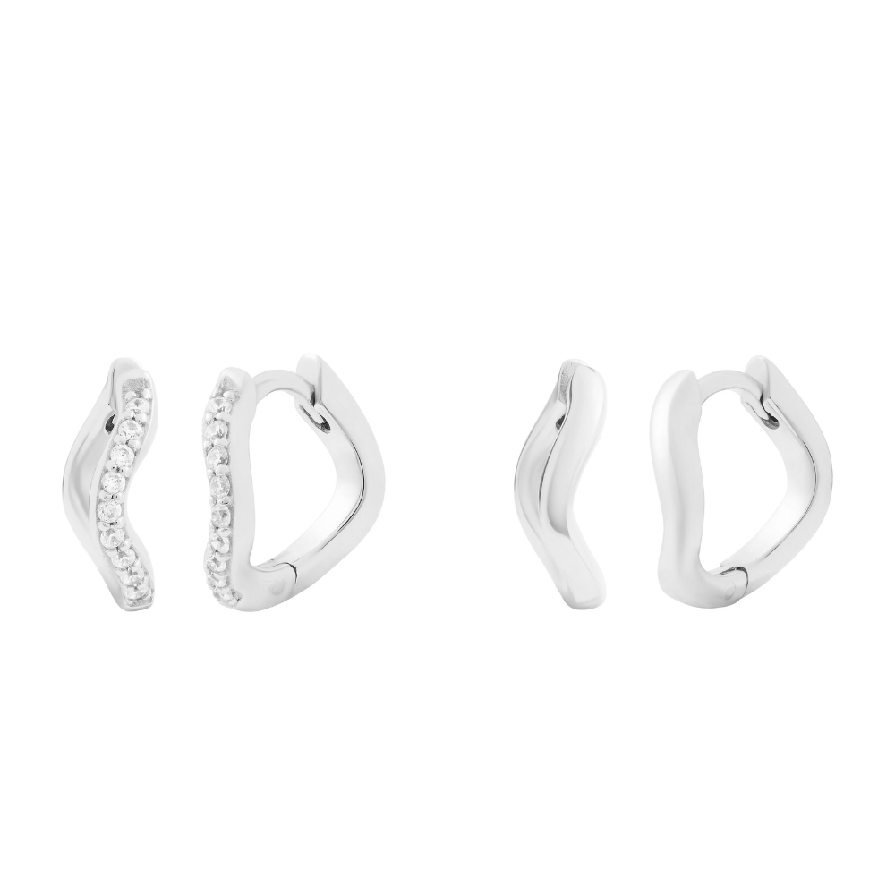 Siren Stacking Set Silver