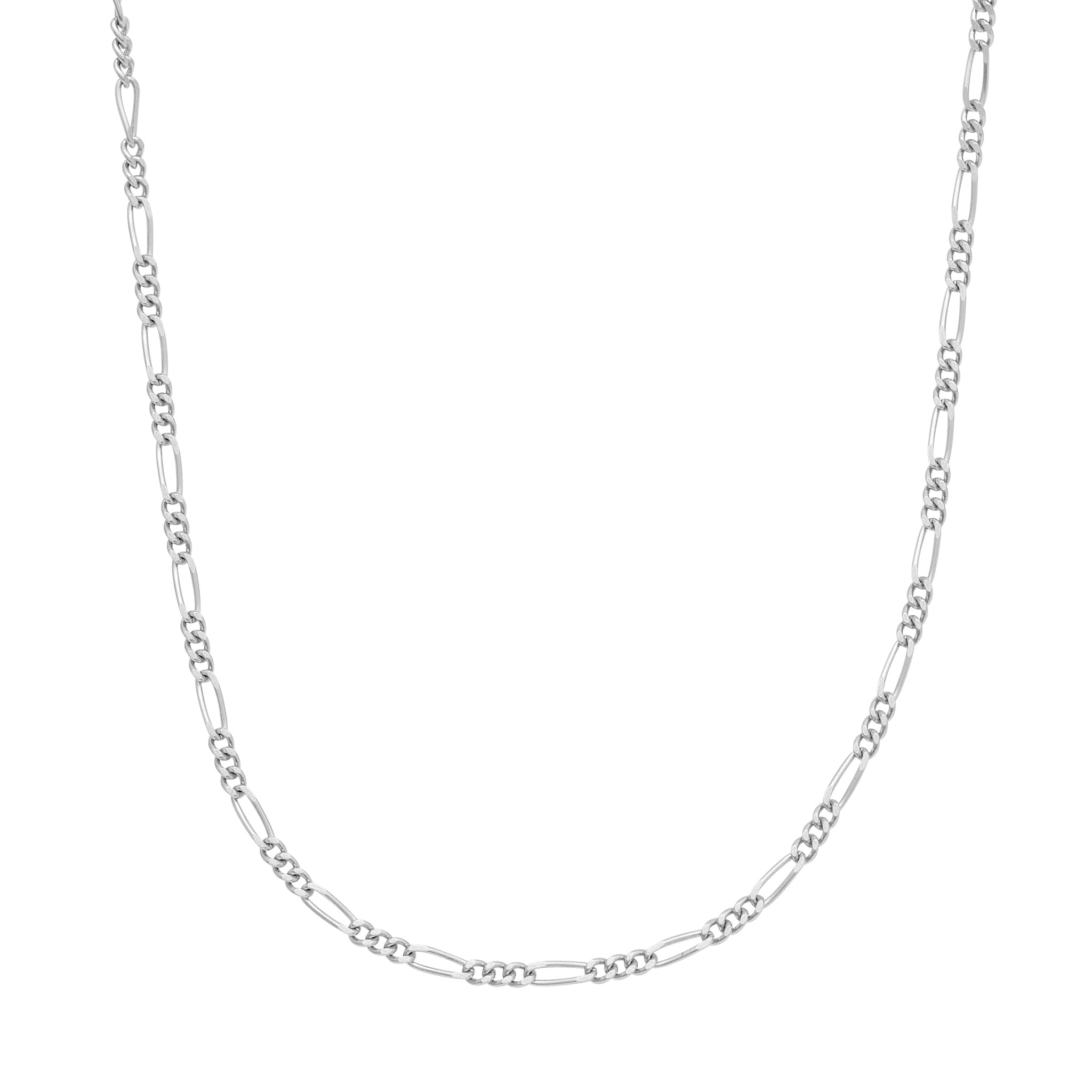 Figaro Chain Necklace Silver