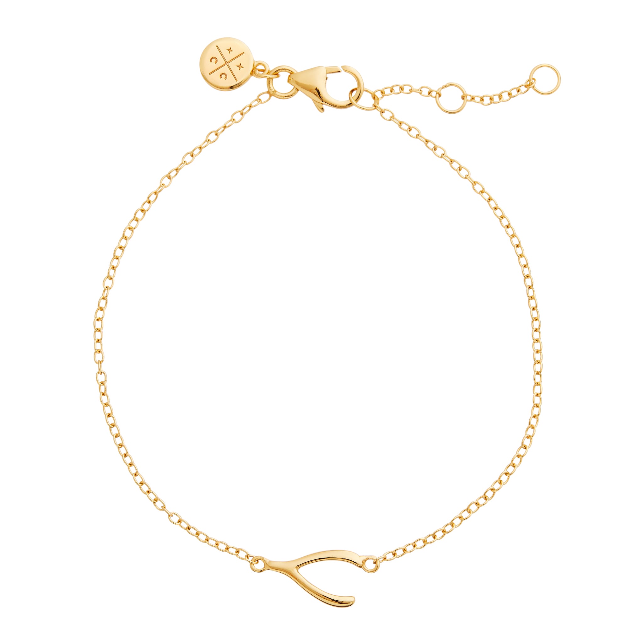 Wishbone Bracelet Gold